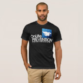 OnLifeの防止Ver。 2黒 Tシャツ (正面フル)