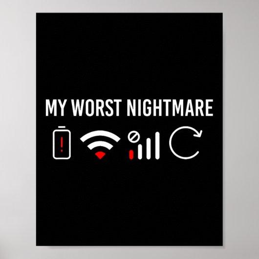 Online Clothes Computer Video Game Geek My Worst S ポスター (正面)