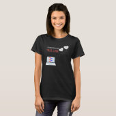 Online Dating Couples Relationship Valentineu2019s Tシャツ (正面フル)