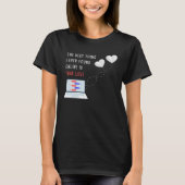 Online Dating Couples Relationship Valentineu2019s Tシャツ (正面)