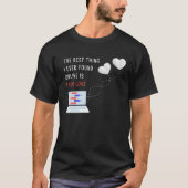 Online Dating Couples Relationship Valentineu2019s Tシャツ (正面)