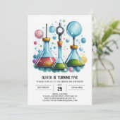 Online Discovery Fusion Scientist誕生日 招待状 (スタンド正面)