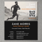 Online Personal Trainer QR Code 名刺