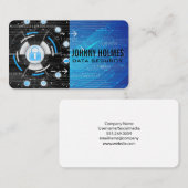 Online Security | Cyber Technology | AI 名刺 (正面/裏面)