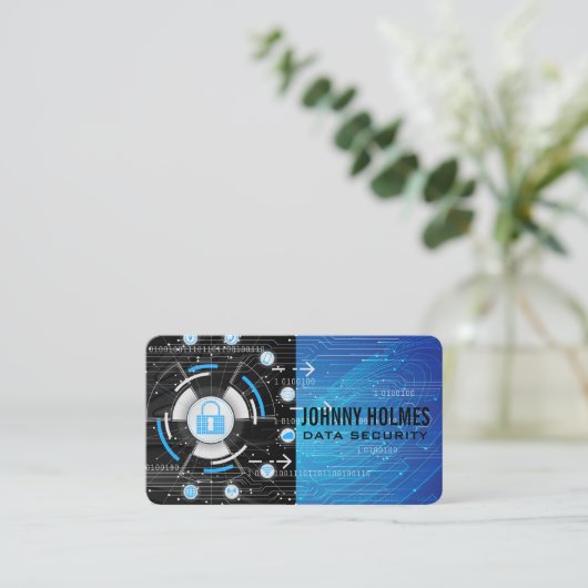 Online Security | Cyber Technology | AI 名刺 (スタンド正面)