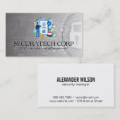 Online Security | Modern Tech 名刺 (正面/裏面)