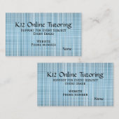 “Online Turoring” Business Card 名刺 (正面/裏面)