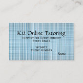 “Online Turoring” Business Card 名刺 (裏面)