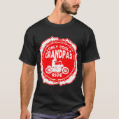 Only クール Grandpa's Ride Motorcycles © FB @ Tシャツ (正面)