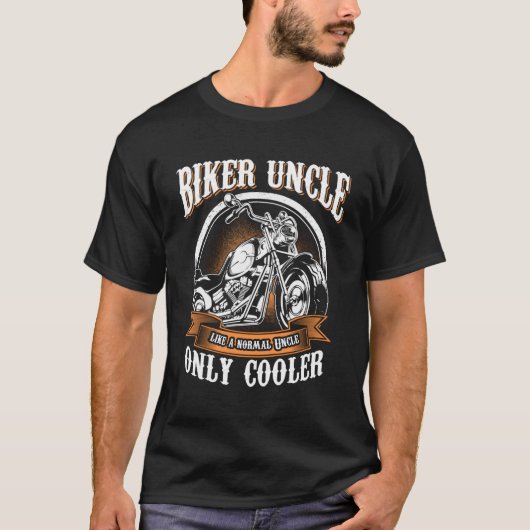 Only クールUncle Rides Motorcycles T Shirt Rider Gi Tシャツ (正面)