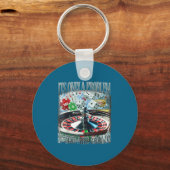 Only A Problem If You're Losing Funny Gambling Boo キーホルダー (正面)