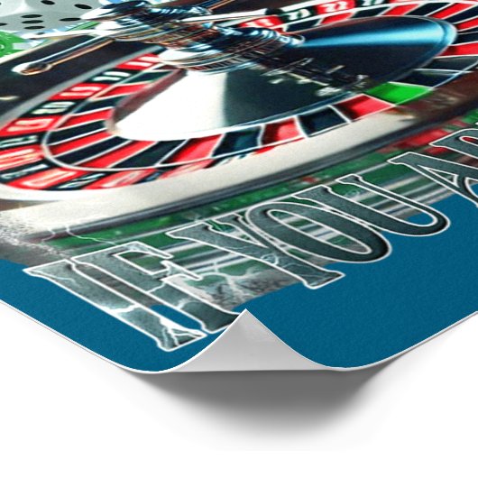 Only A Problem If You're Losing Funny Gambling Boo ポスター (角)