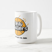 Only Ballers: Press Start to Join コーヒーマグ (ピクセル コーヒーマグカップ (正面右)