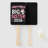Only Child Crossed Out Big Sister 2026 Pregnancy  ハンドファン (正面&裏面)
