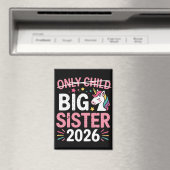 Only Child Crossed Out Big Sister 2026 Pregnancy  マグネット (インサイチュ (食洗機))