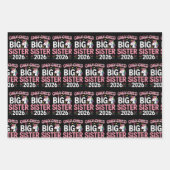 Only Child Crossed Out Big Sister 2026 Pregnancy  ラッピングペーパーシート (正面)