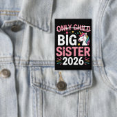 Only Child Crossed Out Big Sister 2026 Pregnancy  缶バッジ (インサイチュ)