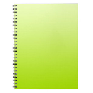 ONLY COLOR グラデーション - スプリンググリーン ノートブック