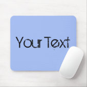 ONLY COLOR/淡い青+テキスト マウスパッド (マウス)