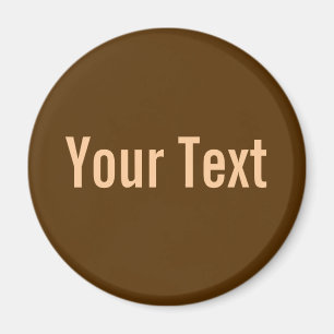 ONLY COLOR / dark brown +テキスト マグネット