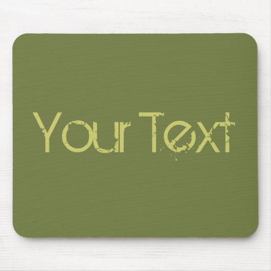 ONLY COLOR / olive green +テキスト マウスパッド (正面)