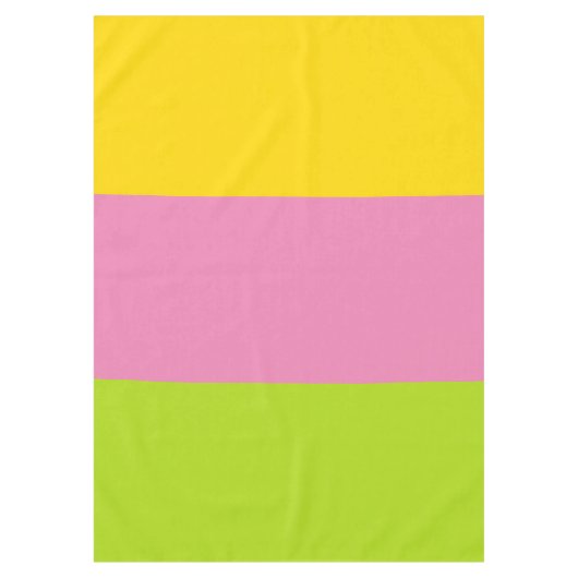 ONLY COLOR pattern green yellow + your backgr. テーブルクロス (正面)