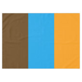 ONLY COLOR pattern orange brown + your backgr. テーブルクロス (正面(横))