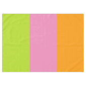 ONLY COLOR pattern orange green + your backgr. テーブルクロス (正面(横))