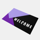 Only Color purple, light violet +アイディア ドアマット (アングル)