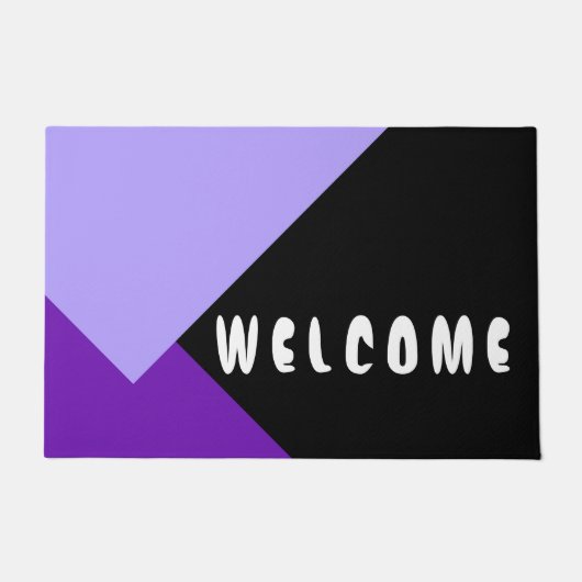 Only Color purple, light violet +アイディア ドアマット (正面)
