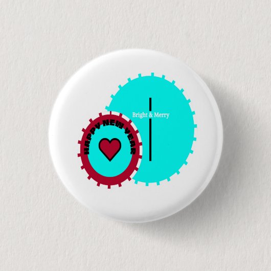 ONLY For Bright & Merry Button 缶バッジ (正面)