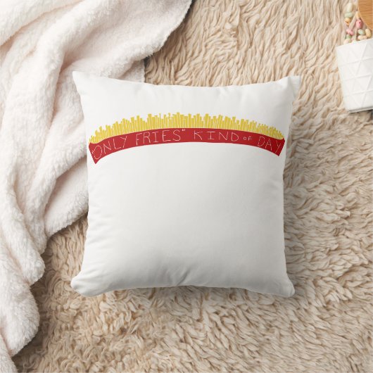 Only Fries Kind of Day 🍟 クッション (ブランケット)