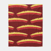 Only Fries Kind of Day 🍟 フリースブランケット (正面)