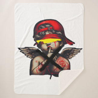 ONLY GOD CAN JUDGE ME シェルパブランケット