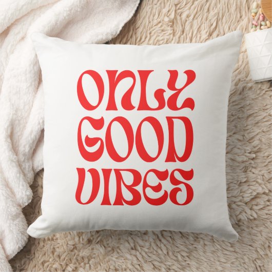 Only good vibes クッション (ブランケット)
