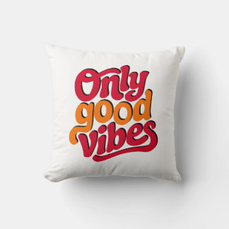 Only good vibes クッション