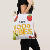 Only+Good+Vibes フルーツサラダ トートバッグ (クローズアップ)