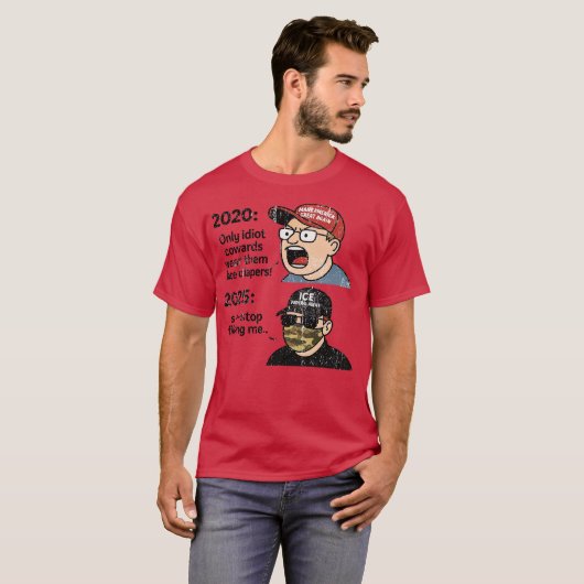 Only idiot - Feminist Gift Tシャツ (正面フル)