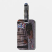 "Only In鍵West"猫&ロスター荷物タグ ラゲッジタグ (裏面縦)