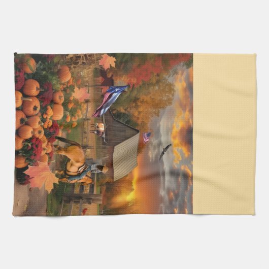 Only in America  キッチンタオル (横)