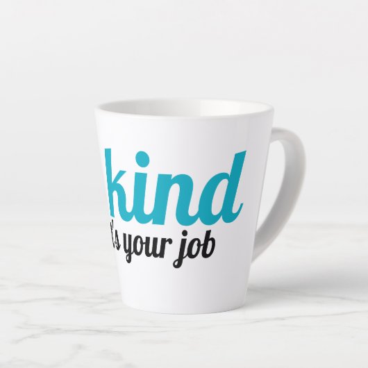 Only Kindness Matters Mug カフェラテマグ (右アングル)