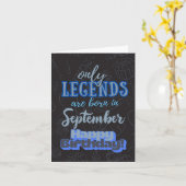 Only Legends 9月ハートフェルト誕生日カード カード (黄色い花)