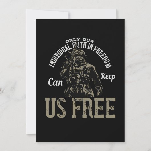 Only Our Individual Faith In Freedom セーブザデート (正面)