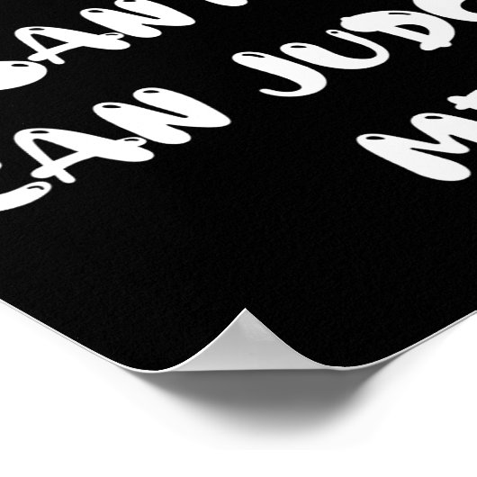 Only Santa Can Judge Me  ポスター (角)