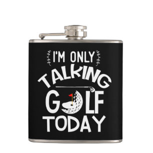 "Only Talk Golf Today"ゴルフカスタムギフトフラスコ フラスク