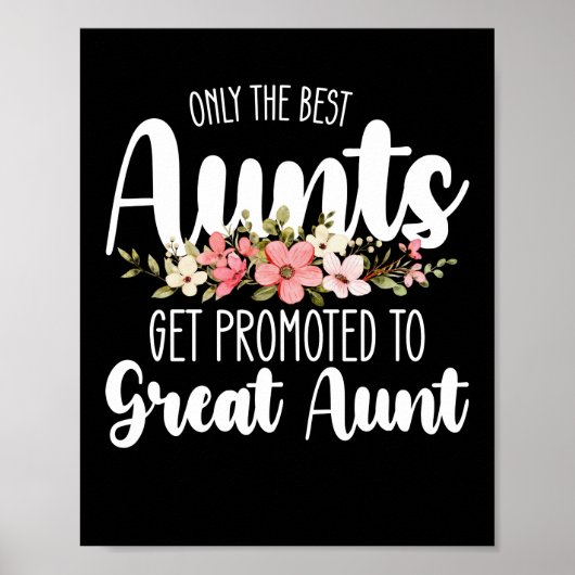 Only The Best Aunts Get Promoted To Great Aunt ポスター (正面)