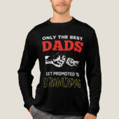 Only the Best Dads – Fist Fist Bump  トライブレンドＴシャツ (正面)