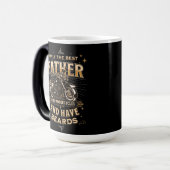 Only The Best Father Ride Motorcycles, Have Beards モーフィングマグカップ (正面左)