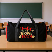 Only The Brave Teach Apple Design ダッフルバッグ