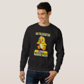 Only The Coolest Kids Love Rubber Ducks Cute Rubbe スウェットシャツ (正面フル)